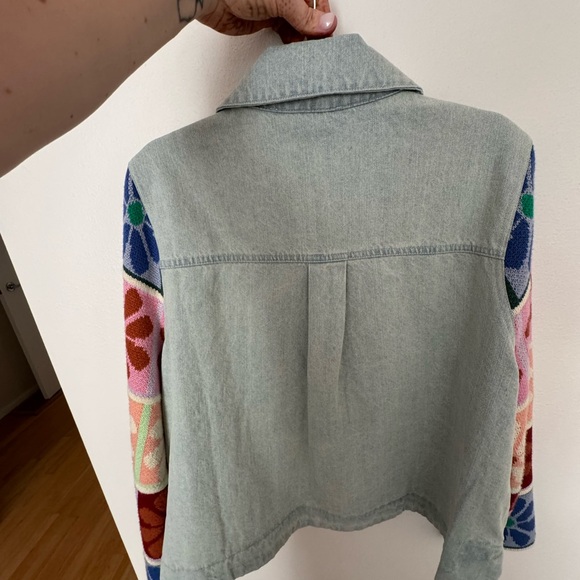 Davi & Dani Flower Power Jean Jacket - Picture 2 of 5